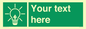 SV10791: Custom Green square with Save Energy