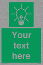SV10791: Custom Green square with Save Energy