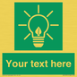 SV10791: Custom Green square with Save Energy