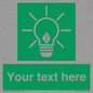 SV10791: Custom Green square with Save Energy