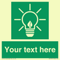 SV10791: Custom Green square with Save Energy