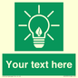 SV10791: Custom Green square with Save Energy