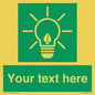 SV10791: Custom Green square with Save Energy