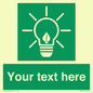 SV10791: Custom Green square with Save Energy