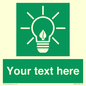 SV10791: Custom Green square with Save Energy