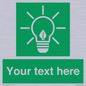 SV10791: Custom Green square with Save Energy