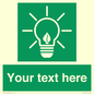 SV10791: Custom Green square with Save Energy
