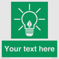 SV10791: Custom Green square with Save Energy