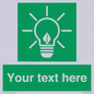 SV10791: Custom Green square with Save Energy
