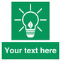 SV10791: Custom Green square with Save Energy