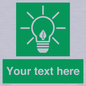 SV10791: Custom Green square with Save Energy