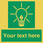 SV10791: Custom Green square with Save Energy