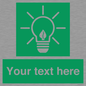 SV10791: Custom Green square with Save Energy