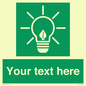 SV10791: Custom Green square with Save Energy