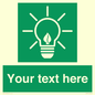 SV10791: Custom Green square with Save Energy