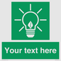 SV10791: Custom Green square with Save Energy