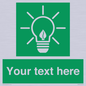 SV10791: Custom Green square with Save Energy