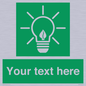 SV10791: Custom Green square with Save Energy