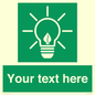 SV10791: Custom Green square with Save Energy