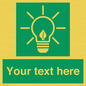 SV10791: Custom Green square with Save Energy