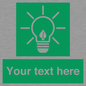 SV10791: Custom Green square with Save Energy
