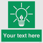 SV10791: Custom Green square with Save Energy