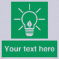 SV10791: Custom Green square with Save Energy