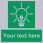 SV10791: Custom Green square with Save Energy