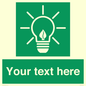 SV10791: Custom Green square with Save Energy