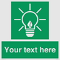 SV10791: Custom Green square with Save Energy