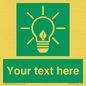 SV10791: Custom Green square with Save Energy