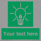 SV10791: Custom Green square with Save Energy