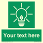 SV10791: Custom Green square with Save Energy