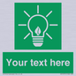 SV10791: Custom Green square with Save Energy