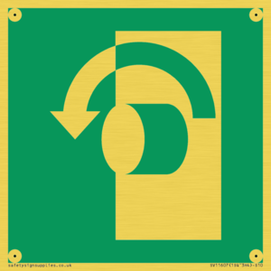 SV11607: E018 safe condition turn anticlockwise to open