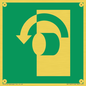 SV11607: E018 safe condition turn anticlockwise to open