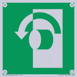 SV11607: E018 safe condition turn anticlockwise to open