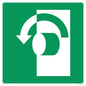 SV11607: E018 safe condition turn anticlockwise to open