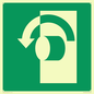 SV11607: E018 safe condition turn anticlockwise to open