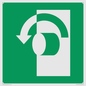 SV11607: E018 safe condition turn anticlockwise to open