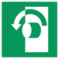 SV11607: E018 safe condition turn anticlockwise to open