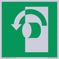 SV11607: E018 safe condition turn anticlockwise to open