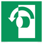 SV11607: E018 safe condition turn anticlockwise to open