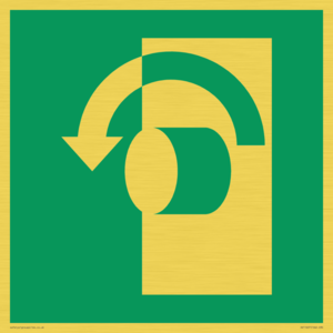 SV11607: E018 safe condition turn anticlockwise to open