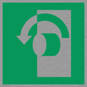 SV11607: E018 safe condition turn anticlockwise to open
