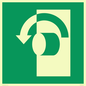SV11607: E018 safe condition turn anticlockwise to open