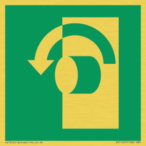 SV11607: E018 safe condition turn anticlockwise to open