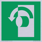 SV11607: E018 safe condition turn anticlockwise to open