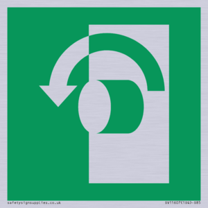 SV11607: E018 safe condition turn anticlockwise to open