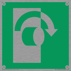 SV11609: E019 safe condition turn clockwise to open